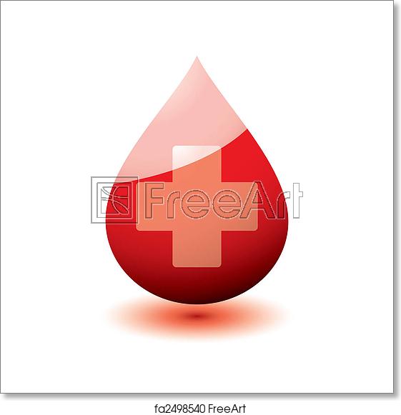 561x581 Free Art Print Of Medical Blood Blood Droplet Icon With Medical