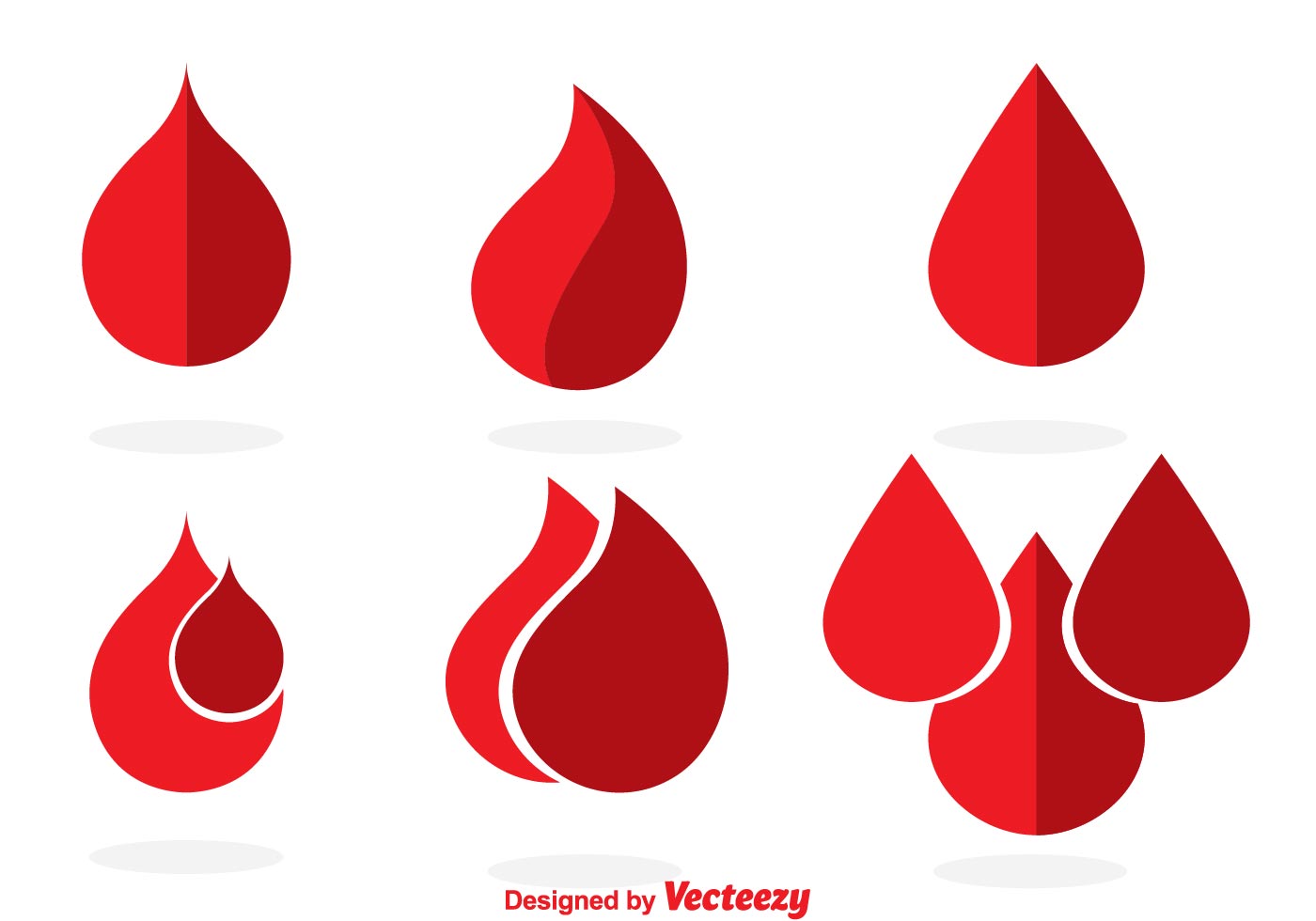 1400x980 Blood Drop Icons