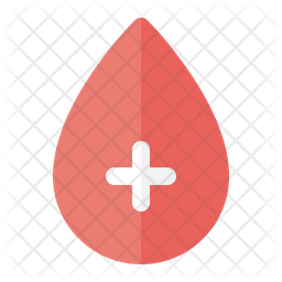 256x256 Blood Icon Of Flat Style