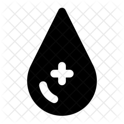 256x256 Blood Icon Of Glyph Style