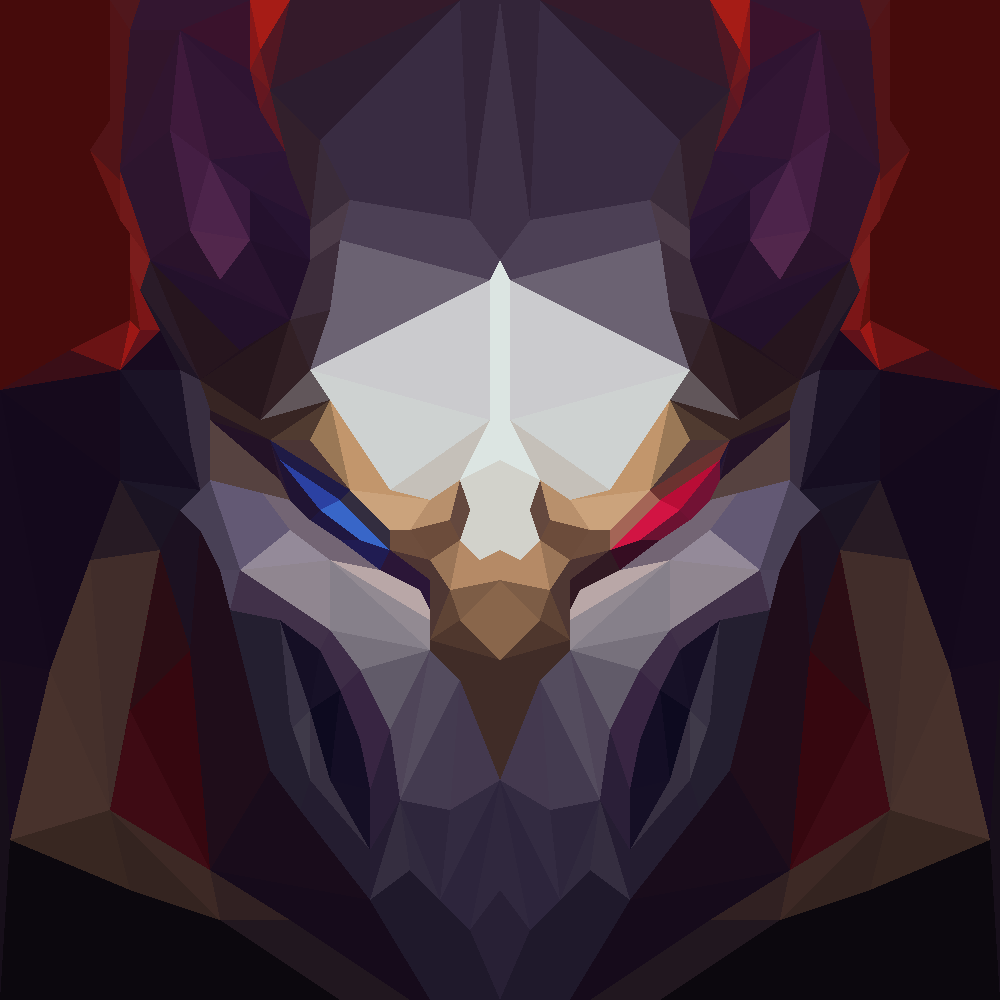 1000x1000 Low Poly Blood Moon Jhn