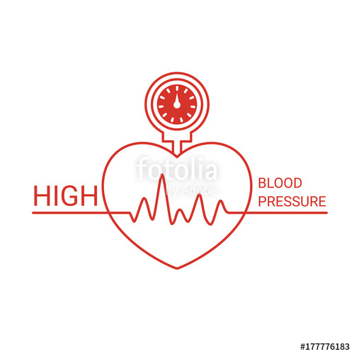500x500 High Blood Pressure Icon Stock Image And Royalty Free Vector
