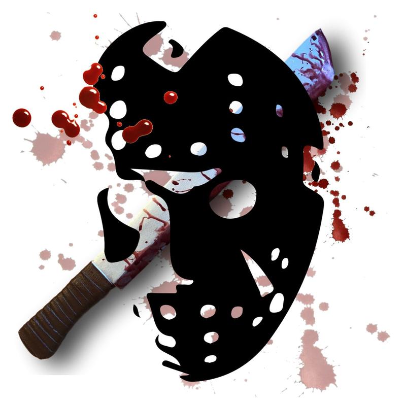 794x794 Jason Voorhees Friday The Blood Splatter Horror Icon Etsy