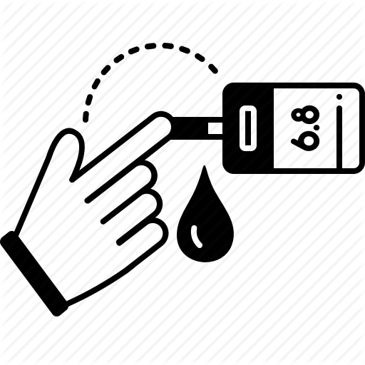 512x512 Blood, Blood Sugar Test, Machine, Sugar, Test, Treatment Icon