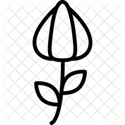 256x256 Bloom Icon Of Line Style