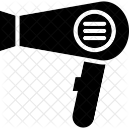 256x256 Blow Dryer Icon Of Glyph Style