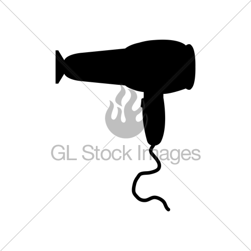500x500 Hair Dryer Icon Gl Stock Images