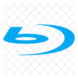 256x256 Blu Ray Icon Of Flat Style
