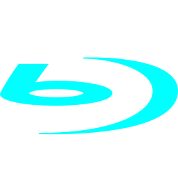 256x256 Free Aqua Blu Ray Icon