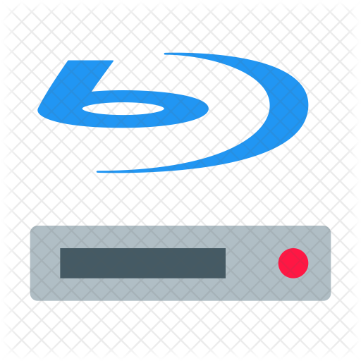 512x512 Bluray Disc Player Icon Of Flat Style