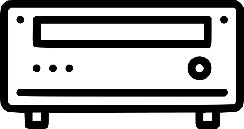 980x520 Receiver Amplifier Dvd Bluray Cd Media Player Png Icon Free