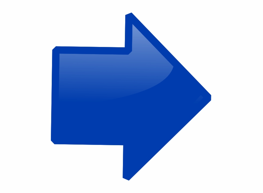 920x674 Blue Arrow Right Clip Art