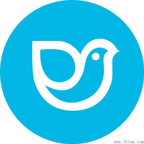 500x500 Blue Bird Icon Vector Free Vector In Adobe Illustrator