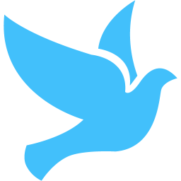 256x256 Caribbean Blue Bird Icon