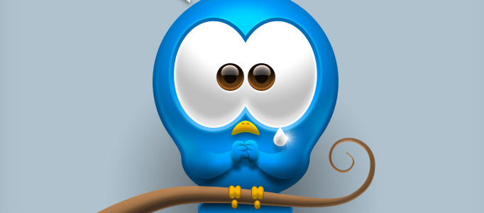 682x300 Design A Pretty Little Blue Bird Icon