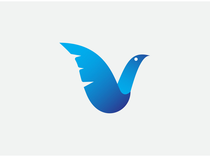 800x600 V Blue Bird Logo