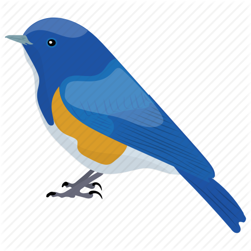 512x512 Bird, Bluebirds, Male Bluebird, Passerine, Songbird Icon
