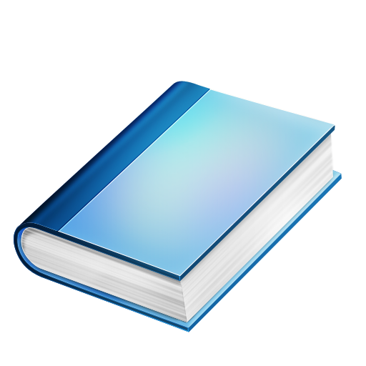512x512 Blue Book Png
