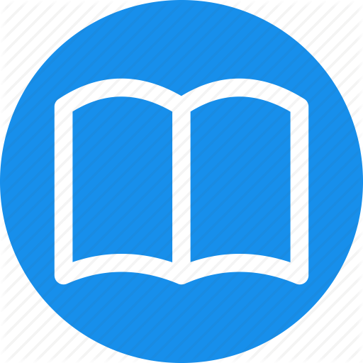 512x512 Blue, Book, Bookmark, Circle, Education, Favorite, Learn Icon