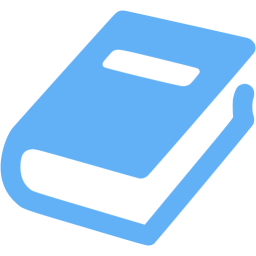 256x256 Tropical Blue Book Icon