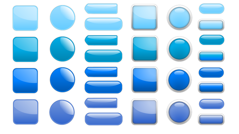 960x540 Free Photo Square About Oblong Blue Icon Button