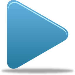 256x256 Blue Button Continue Icon Png