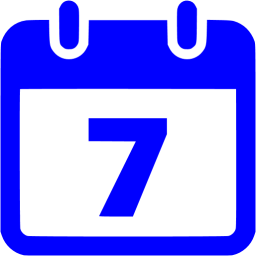 256x256 Blue Calendar Icon
