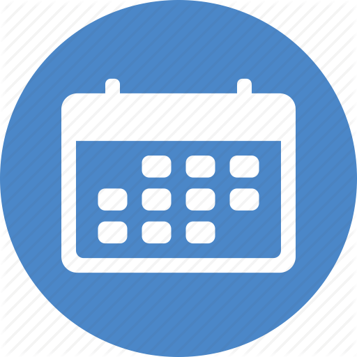 calendar icon date schedule circle month planner vectorified personal