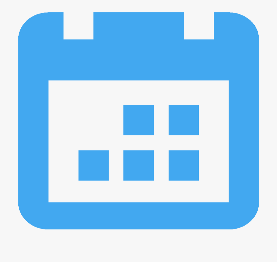 Blue Calendar Icon at Collection of Blue Calendar