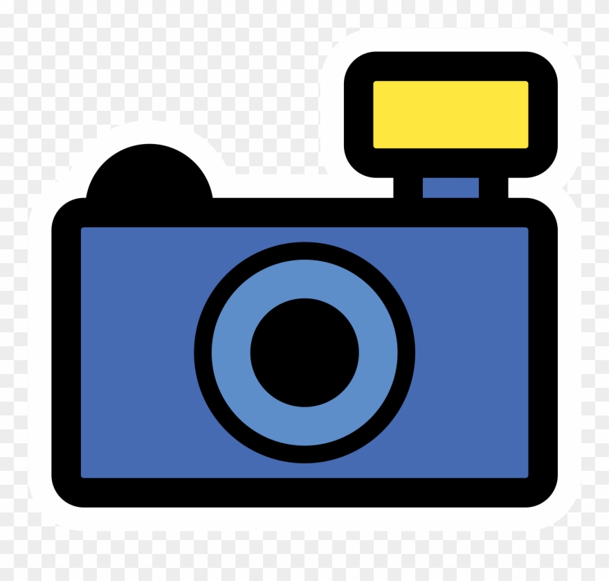 880x839 Blue Camera Clipart