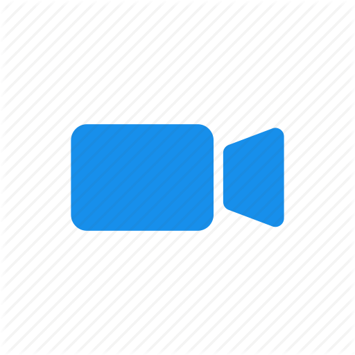 512x512 Blue, Movie, Video, Video Camera Icon