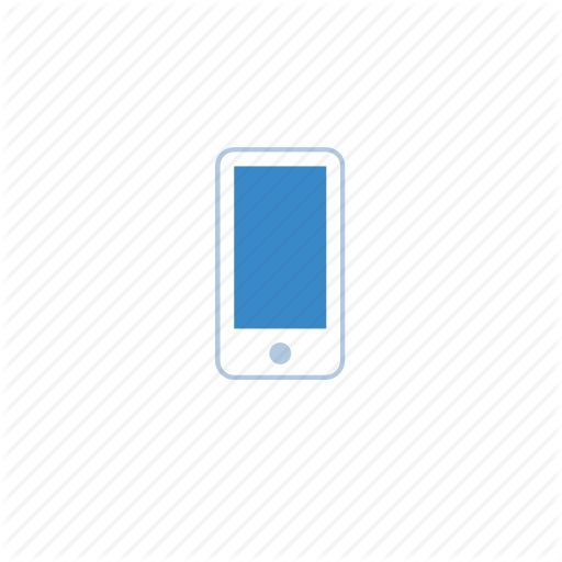 512x512 Blue, Marketing, Mobile, Phone, Touch Screen Icon
