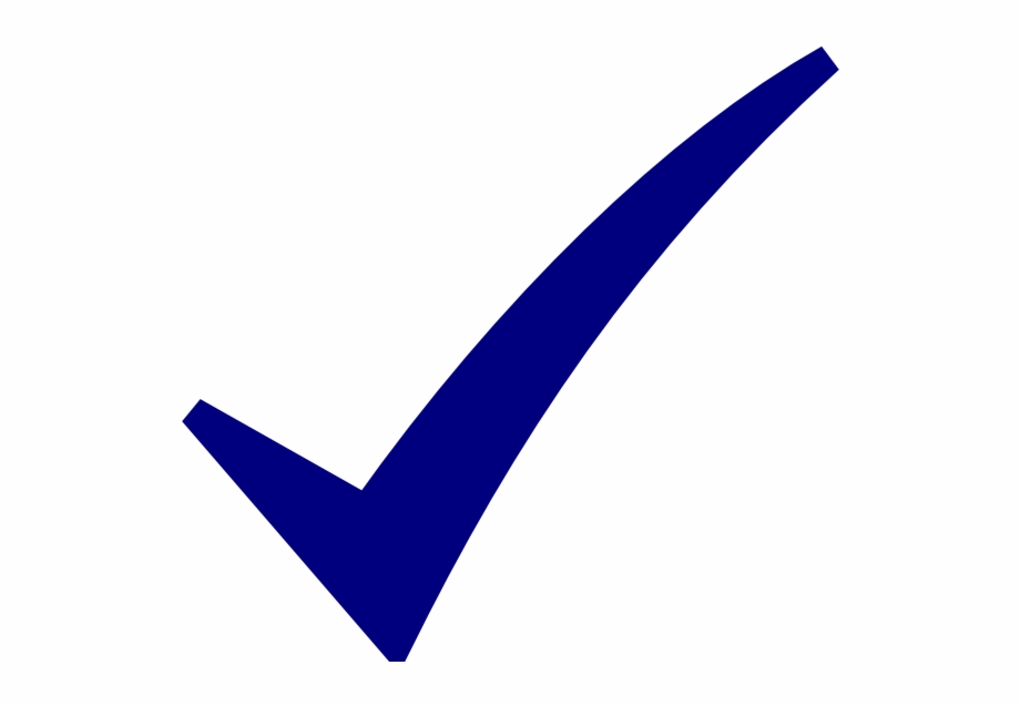 920x637 Check Mark Blue Clip Art Icon