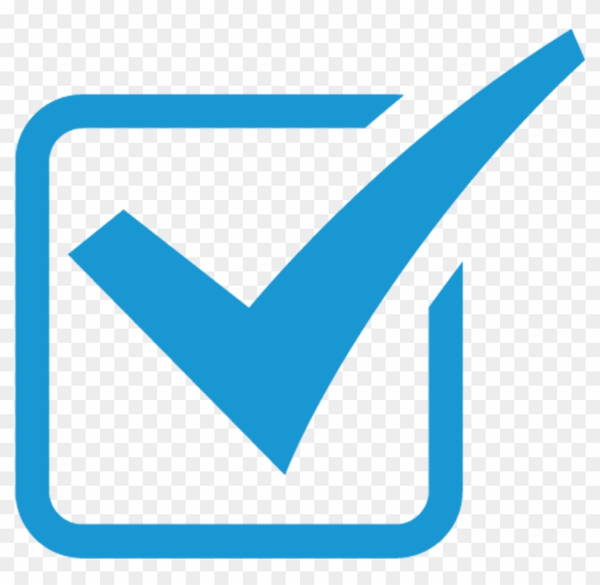 Blue Check Mark Icon