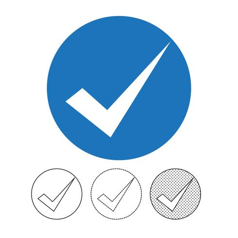 490x490 Check Mark Icon Vector