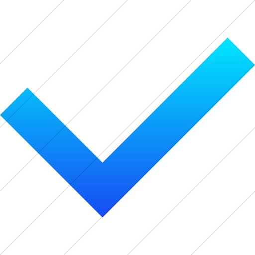 512x512 Iconsetc Simple Ios Blue Gradient Raphael Check Mark Icon