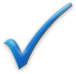 320x310 Orange Check Mark Transparent Background Blue Checkmark