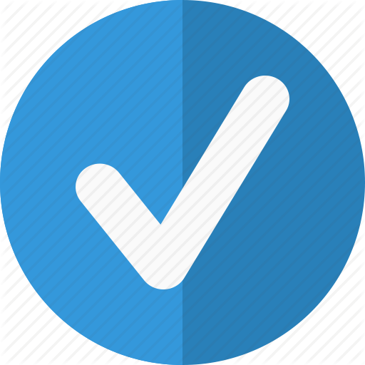 512x512 Accept, Action, Allow, Blue, Check, Chosen, Collect, Complete