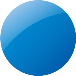256x256 Rugby Blue Circle Icon Images
