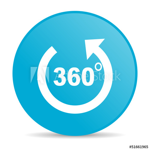 500x500 Panorama Blue Circle Web Glossy Icon