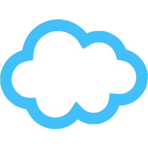 Blue Cloud Icon