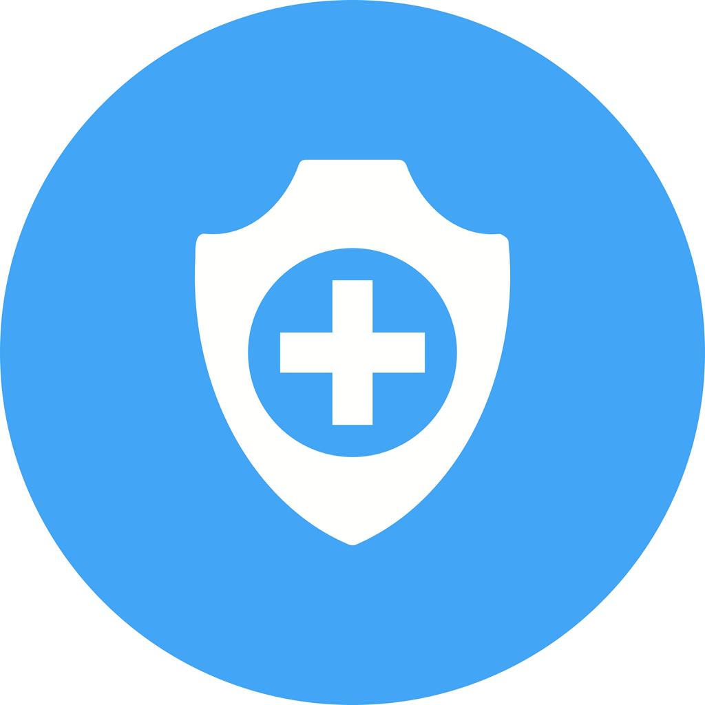 Shield Flat Round Icon 1024x1024 Shield Flat Round Icon