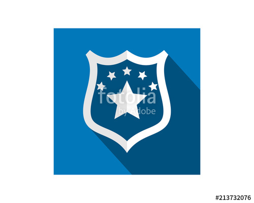 Blue Shield Star Image Vector Icon Logo Symbol Stock Image 500x400 Blue Shield Star Image Vector Icon Logo Symbol Stock Image