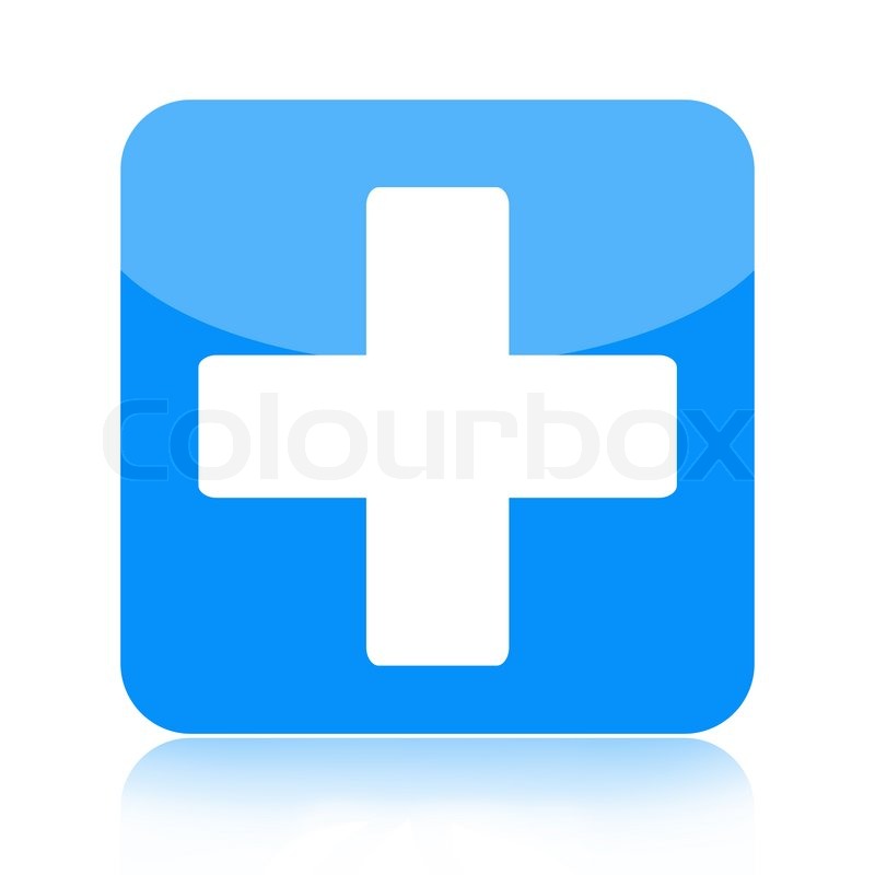 800x800 First Aid Icon With Medical Cross Stock Image Colourbox