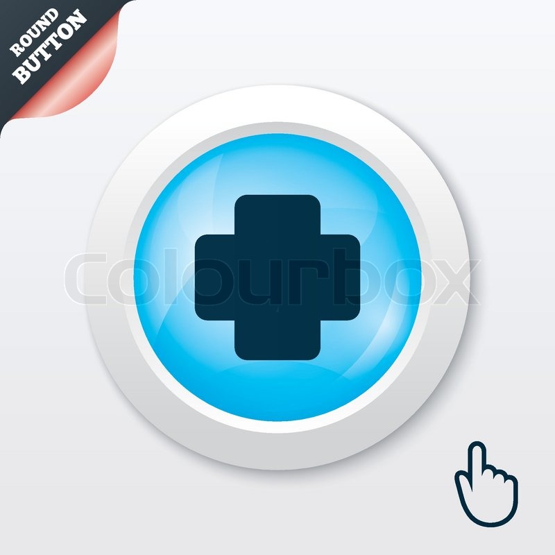 800x800 Medical Cross Sign Icon Diagnostics Stock Vector Colourbox