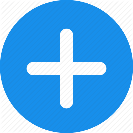 512x512 Add, Append, Blue, Circle, Create, New, Plus Icon