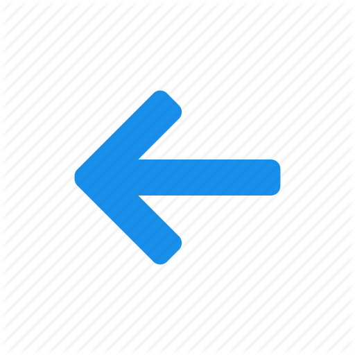 512x512 Arrow, Back, Blue, Left, Previous, West Icon