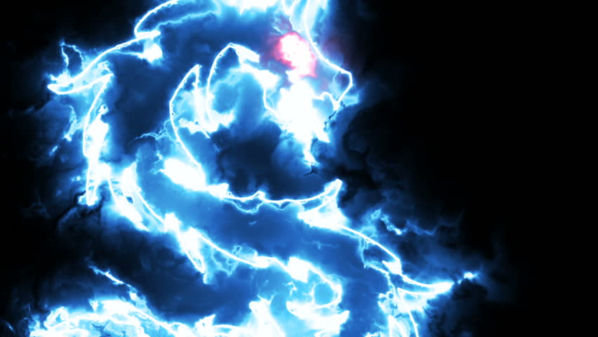 852x480 Dragon Icon In A Colorful Stock Footage Video