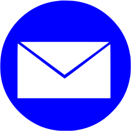 256x256 Blue Email Icon