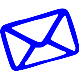 256x256 Blue Email Icon